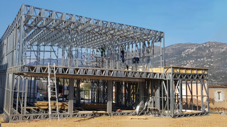 maisons à ossature métallique en Corse