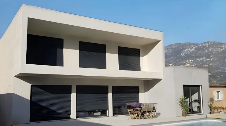 maison à ossature métallique en Corse